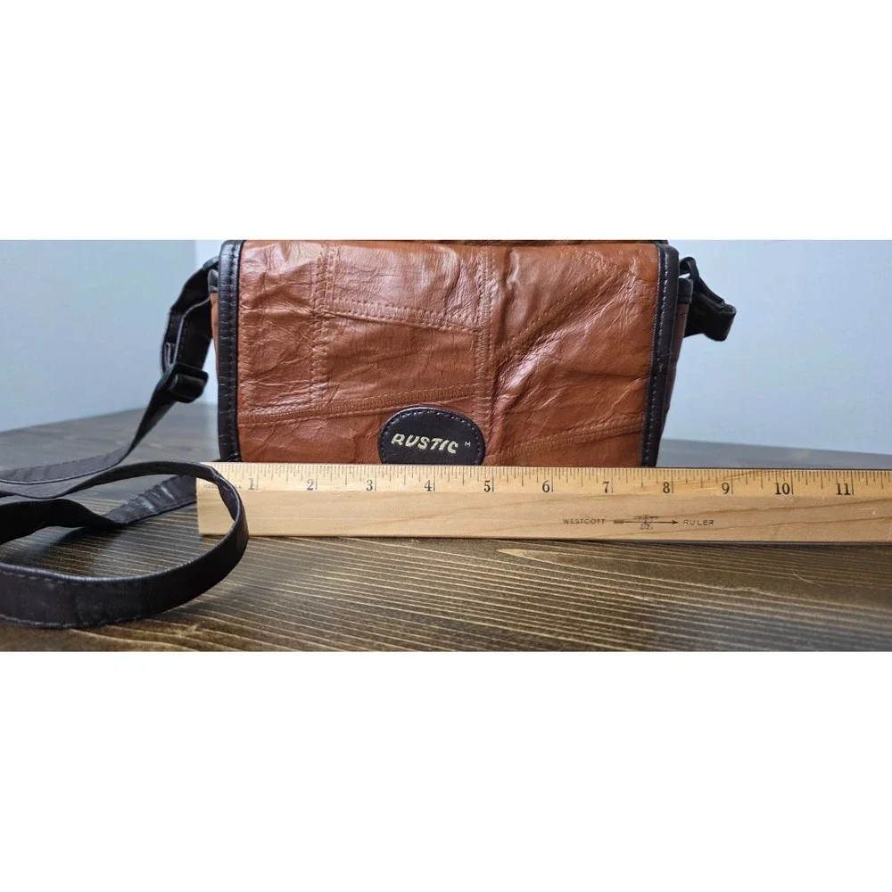 Vintage Rustic Brown 100% Leather Camera‎ Bag With Strap